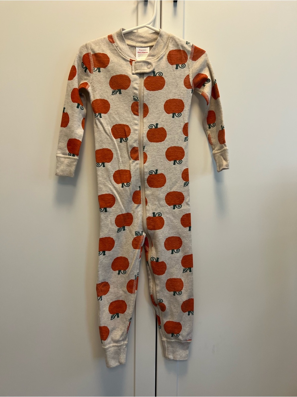 🎃 Hanna Andersson HannaJams Sleeper Pajamas - fall pumpkin print